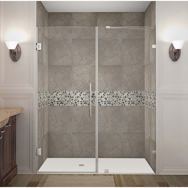 Aston Global SDR985-..-61-10 Nautis Completely Frameless Hinged Shower Door