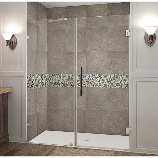 Aston Global SDR985-..-62-10 Nautis Completely Frameless Hinged Shower Door