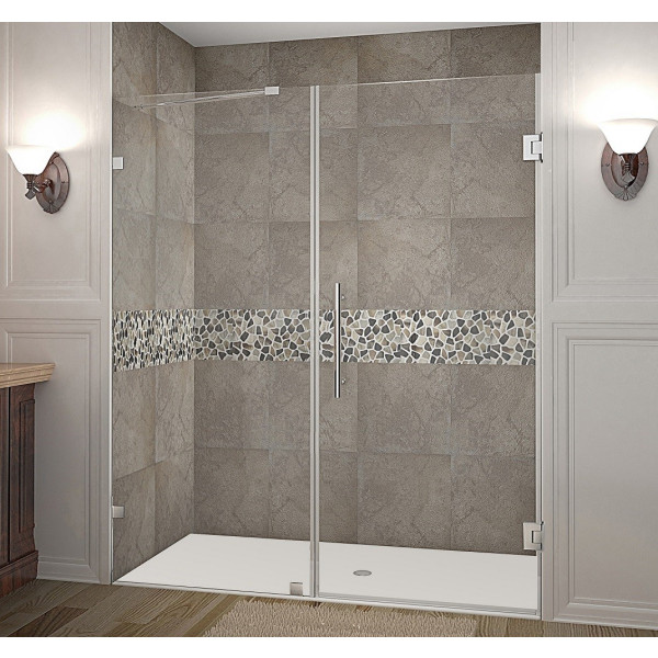 Aston Global SDR985-..-66-10 Nautis Completely Frameless Hinged Shower Door