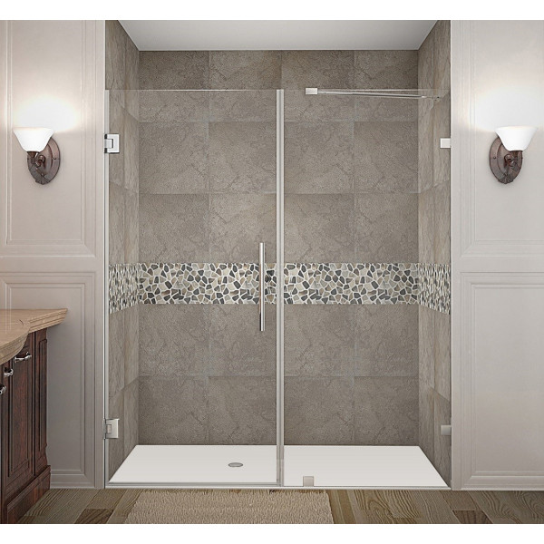 Aston Global SDR985-..-68-10 Nautis Completely Frameless Hinged Shower Door