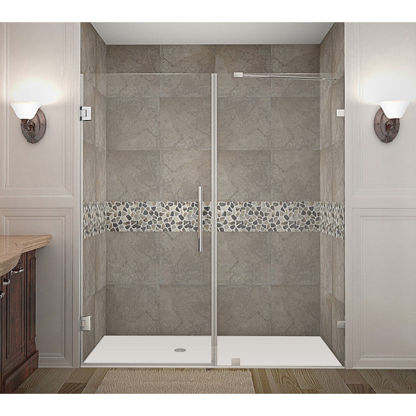 Aston Global SDR985-..-72-10 Nautis Completely Frameless Hinged Shower Door