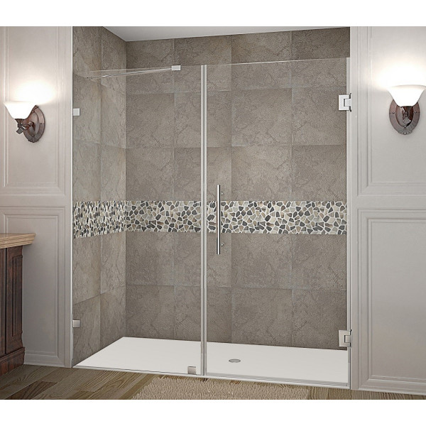 Aston Global SDR985-..-74-10 Nautis Completely Frameless Hinged Shower Door