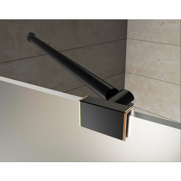 Aston SDR985F-..-32-10 32" x 72" Frameless Hinged Frosted Glass Shower Door