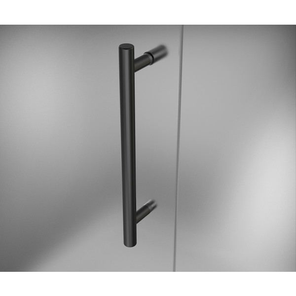 Aston SDR985F-..-52-10 52" x 72" Frameless Hinged Frosted Glass Shower Door