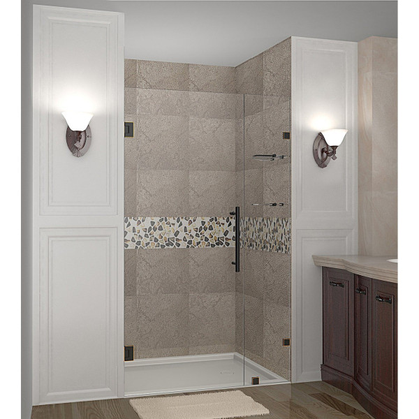 Aston Global SDR990-..-41-10 Nautis GS Hinged Shower Door w/ Glass Shelves