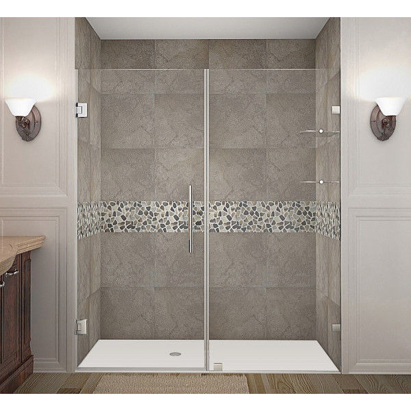 Aston Global SDR990-..-69-10 Nautis GS Hinged Shower Door w/ Glass Shelves