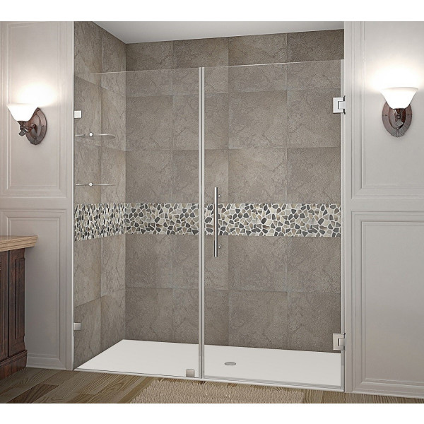 Aston Global SDR990-..-71-10 Nautis GS Hinged Shower Door w/ Glass Shelves