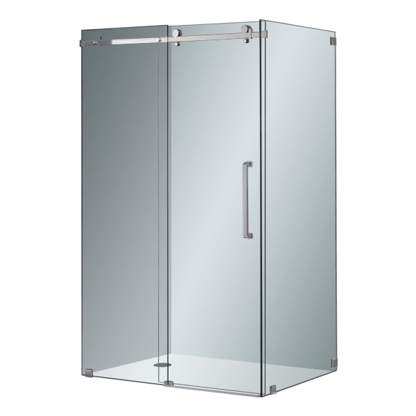 Aston SEN976-..-48-10 Completely Frameless Sliding Shower Door Enclosure