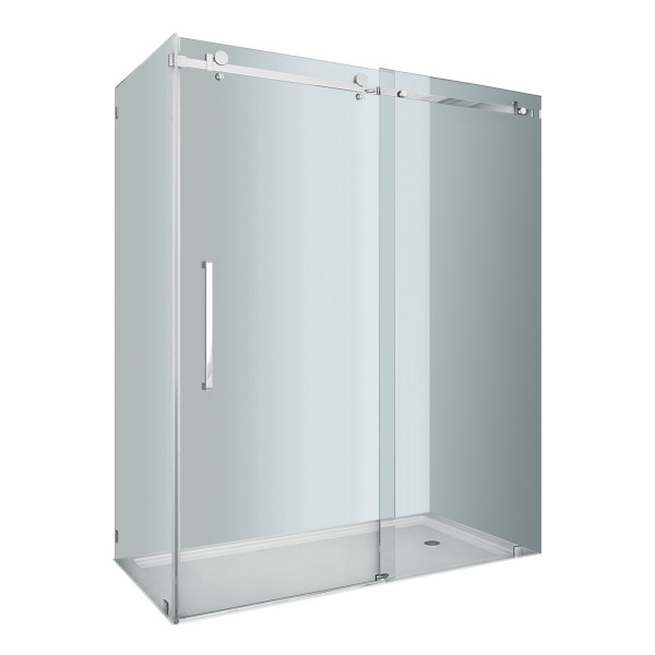 Aston SEN976-..-60-10 Completely Frameless Sliding Shower Door Enclosure
