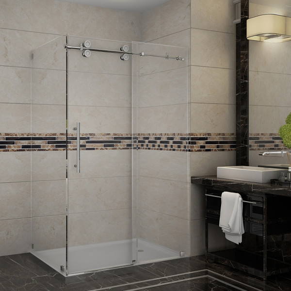 Aston Global SEN979-..-48-10 Langham Frameless Sliding Shower Enclosure