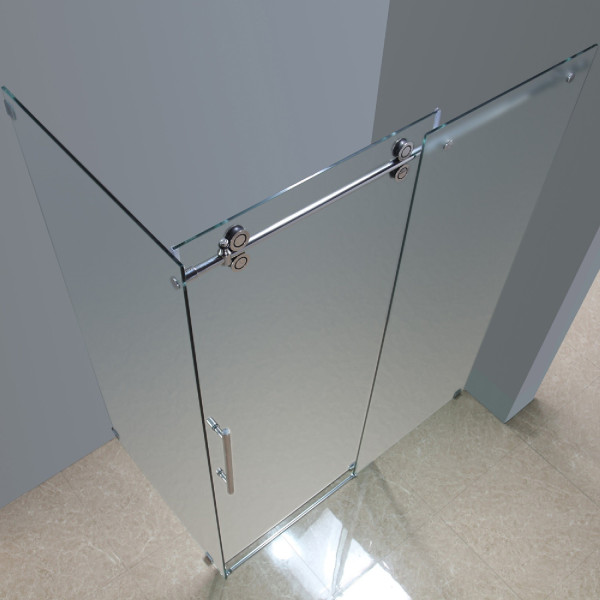Aston Global SEN979F-..-60-10 Frameless Frosted Sliding Shower Enclosure