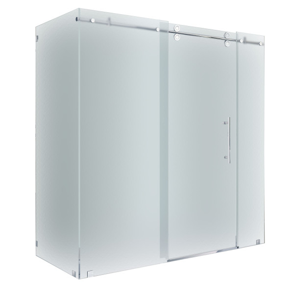 Aston Global SEN979F-..-72-10 Frameless Frosted Sliding Shower Enclosure