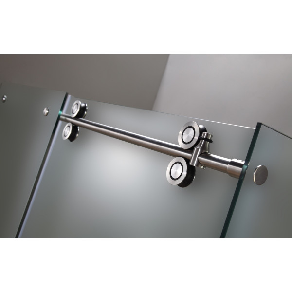 Aston Global SEN979F-..-48-10 Frameless Frosted Sliding Shower Enclosure