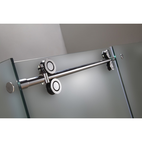 Aston SEN979F-TR-..-48-10-L Frameless Frosted Sliding Shower Enclosure