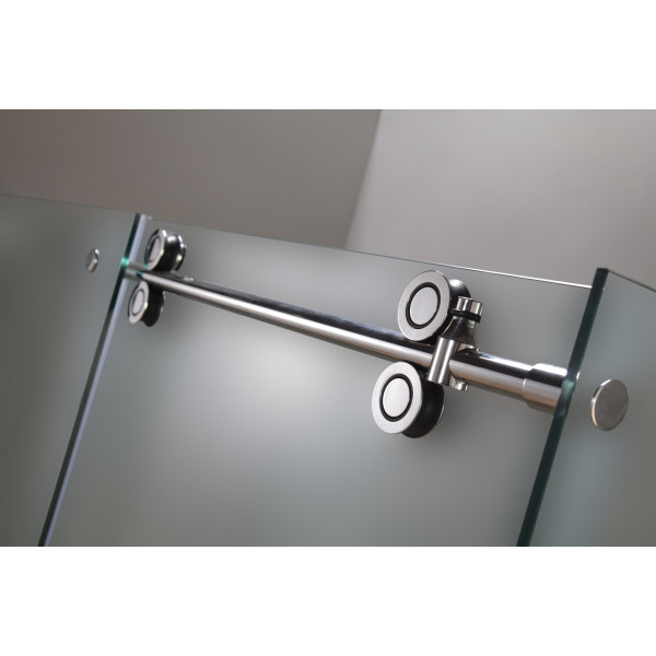 Aston SEN979F-TR-..-48-10-R Frameless Frosted Sliding Shower Enclosure