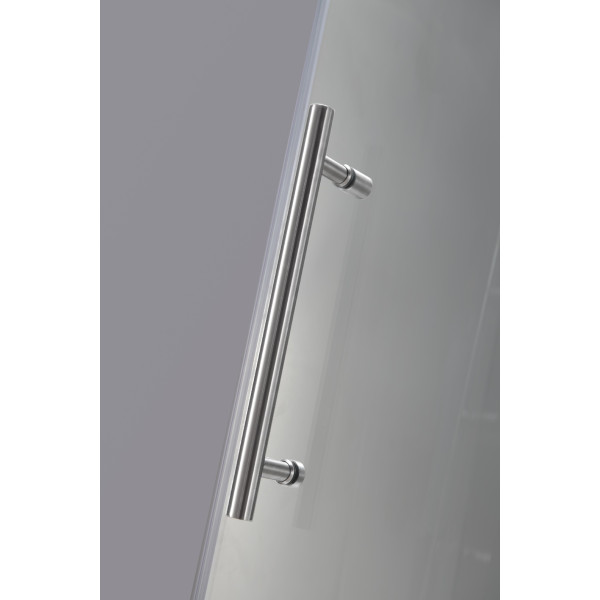 Aston SEN979F-TR-..-48-10-L Frameless Frosted Sliding Shower Enclosure