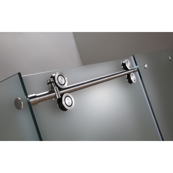 Aston SEN979F-TR-..-60-10-L Frameless Frosted Sliding Shower Enclosure