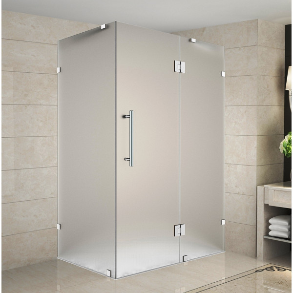 Aston SEN987F-..-3830-10 Avalux Frameless Frosted Glass Shower Enclosure