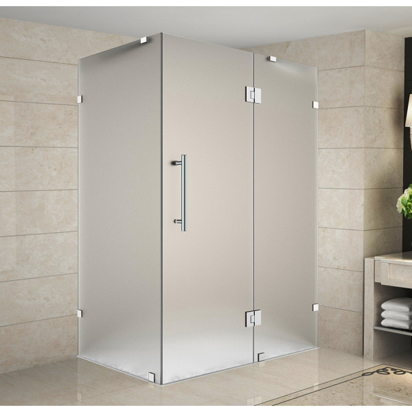 Aston SEN987F-..-4834-10  Avalux Frameless Frosted Glass Shower Enclosure