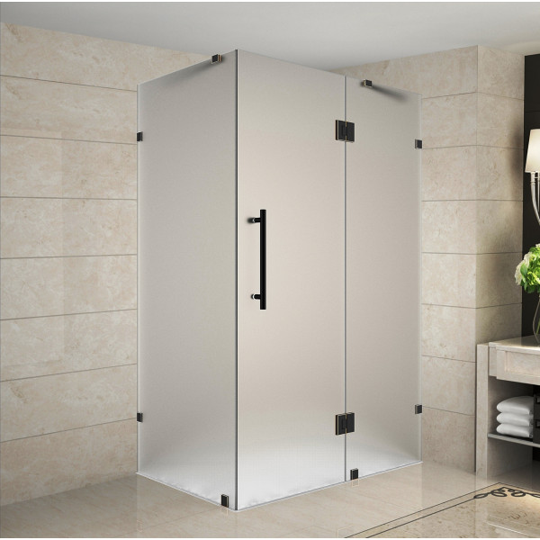 Aston SEN987F-..-3236-10 Avalux Frameless Frosted Glass Shower Enclosure