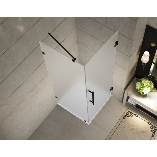 Aston SEN988F-..-36-10 Aquadica Frameless Frosted Square Shower Enclosure