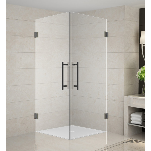 Aston Global SEN989-..-34-10 Vanora Frameless Square Shower Enclosure