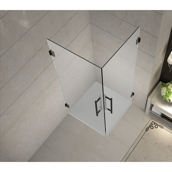 Aston Global SEN989-..-38-10 Vanora Frameless Square Shower Enclosure