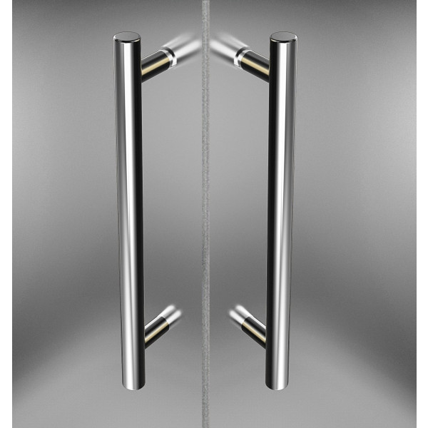Aston Global SEN989F-..-32-10 Frameless Dual-Door Square Shower Enclosure