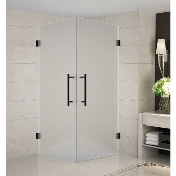 Aston Global SEN989F-..-34-10 Frameless Frosted Glass Shower Enclosure