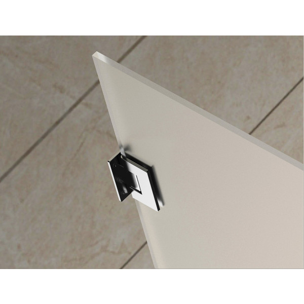 Aston Global SEN989F-..-36-10 Frameless Square Dual-Door Shower Enclosure