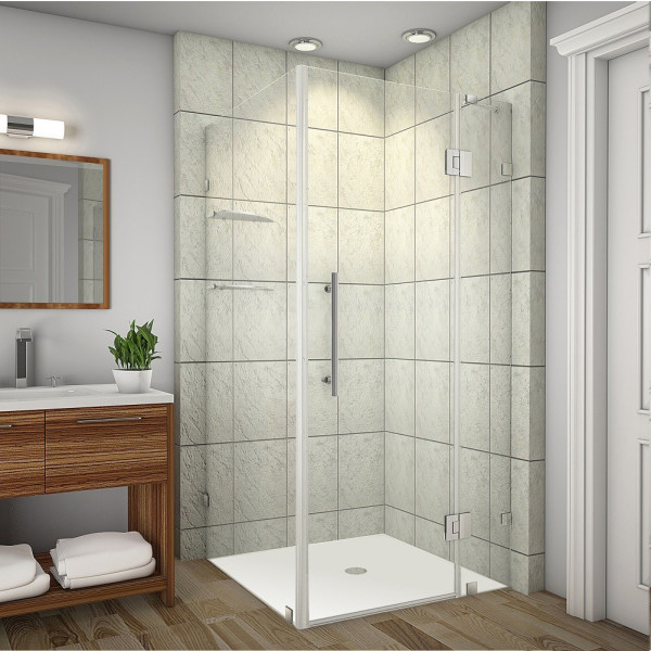 Aston Global SEN992-..-3932-10 Frameless Shower Enclosure w/ Glass Shelves