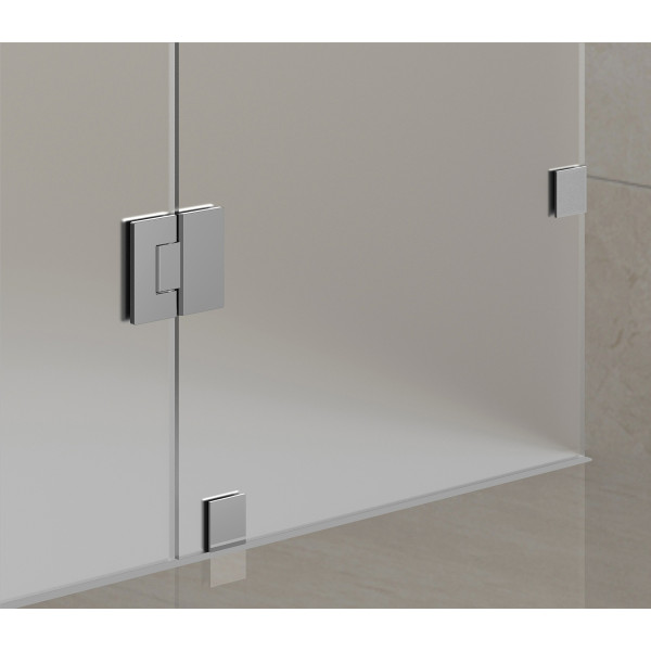 Aston Global SEN992F-..-3530-10 Frosted Glass Shower Enclosure With Shelves