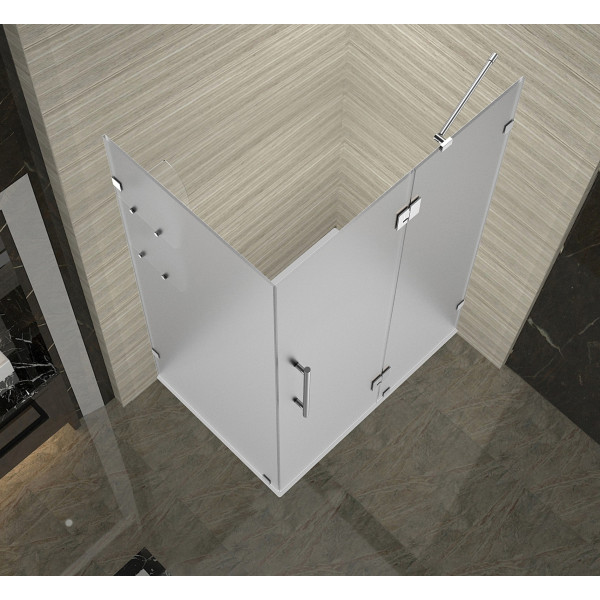 Aston Global SEN992F-..-3632-10 Frameless Glass Shower Enclosure w/ Shelves