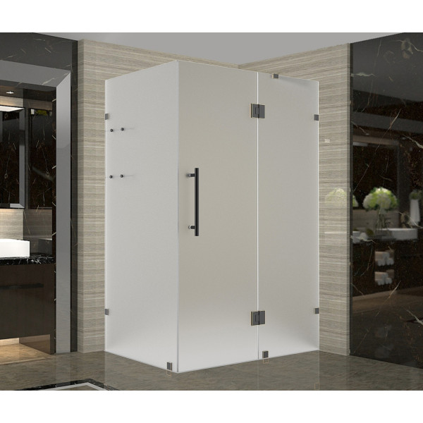 Aston Global SEN992F-..-3630-10 Frosted Glass Shower Enclosure With Shelves