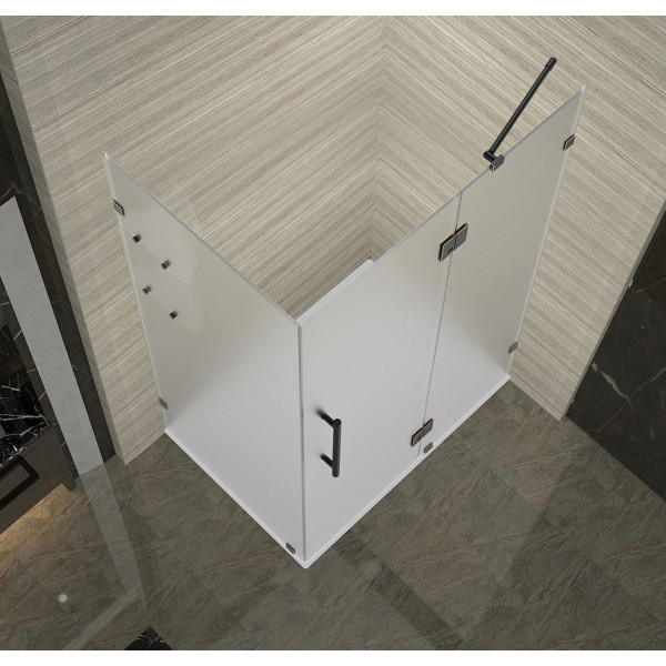 Aston Global SEN992F-..-3732-10 Frameless Glass Shower Enclosure w/ Shelves