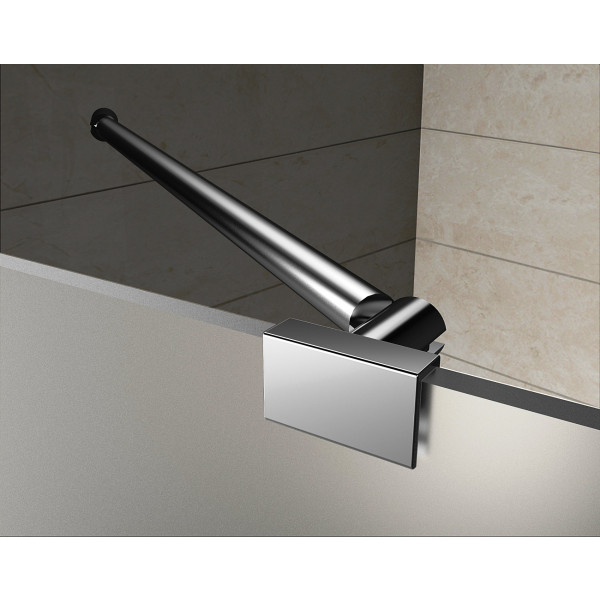 Aston SEN992F-..-3638-10 Frameless Frosted Shower Enclosure With Shelves
