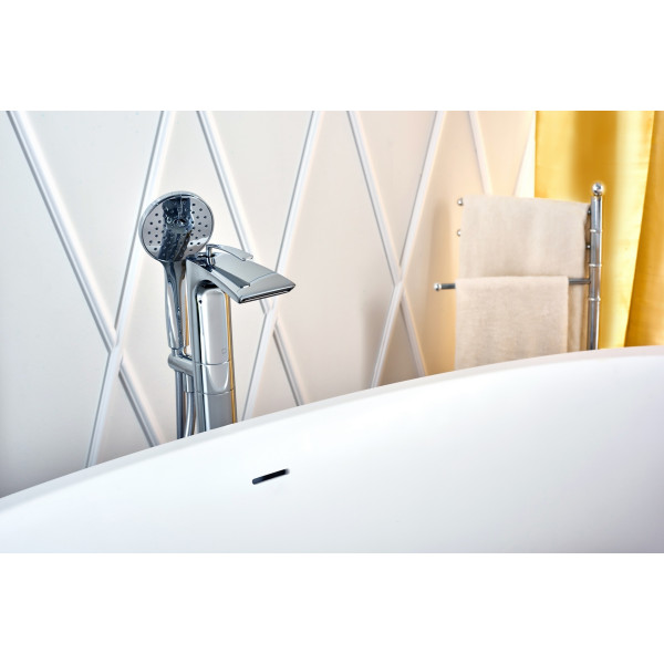 Aquatica Sens-Wht Sensuality Wht Freestanding Stone Bathtub