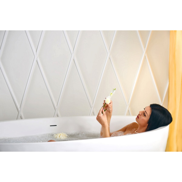 Aquatica Sens-Wht Sensuality Wht Freestanding Stone Bathtub
