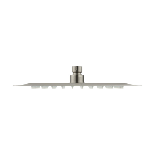 KIBI SH1003BN Cube 10" Metal Ultra Thin Profile Rain Shower Head 1.75 GPM