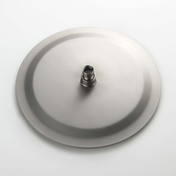KIBI SH1201BN Circular 12" Metal Ultra Thin Profile Rain Shower Head 1.75 GPM