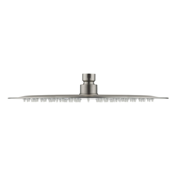 KIBI SH1201BN Circular 12" Metal Ultra Thin Profile Rain Shower Head 1.75 GPM
