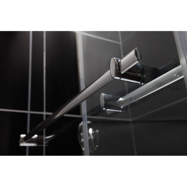 DreamLine SHDR-1360760 56 - 60 in. W x 76 in. H Clear Glass Shower Door