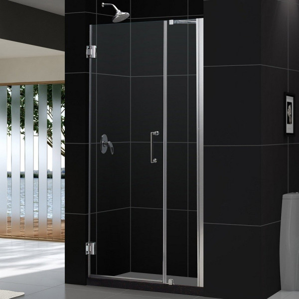 Dreamline SHDR-20357210C Unidoor 35 to 36" Frameless Hinged Shower Door
