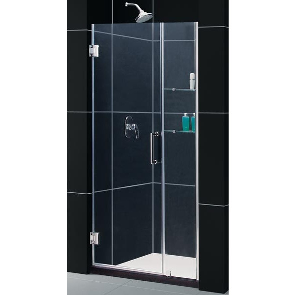 DreamLine SHDR-20387210S Unidoor Frameless 38-39" Shower Door W/ Shelves