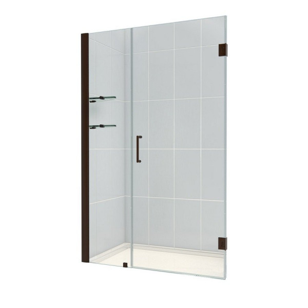 DreamLine SHDR-20437210S Unidoor Frameless 43-44" Shower Door W/ Shelves