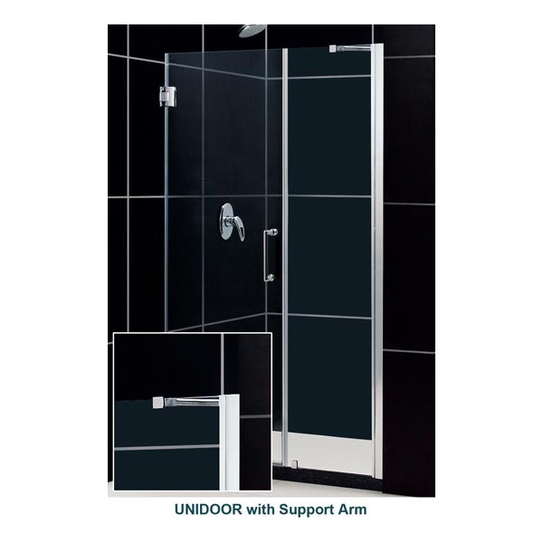 DreamLine SHDR-20457210 Unidoor Frameless 45-46" Adjustable Shower Door