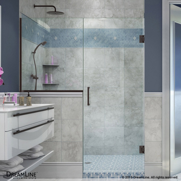 DreamLine SHDR-24303636 Unidoor Plus 66 - 66 1/2 in. W Hinged Shower Door