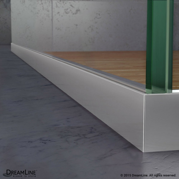 DreamLine SHDR-3230302 Linea Two Glass Panels 30 x 72 Frameless Shower Door
