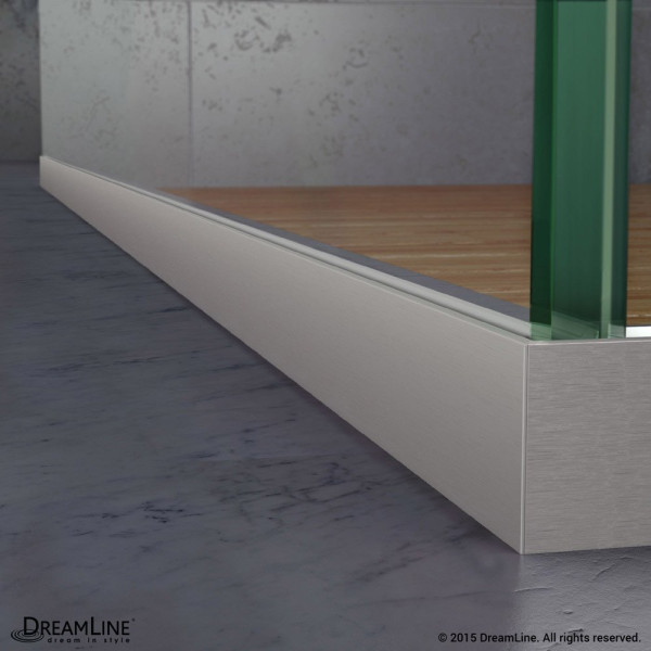 DreamLine SHDR-3230343 Linea Two Attached Glass Panels Frameless Shower Door