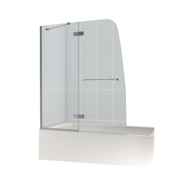 Dreamline SHDR-3448580 Aqua Ultra 48" Frameless Hinged Clear Glass Tub Door